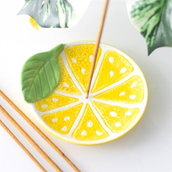 Serano Lemon Slice Incense Stick Holder