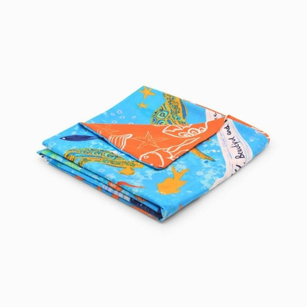 Ocean Friends Anxiety Weighted Blanket Cover Weighted Blanket - Happy Linen Company