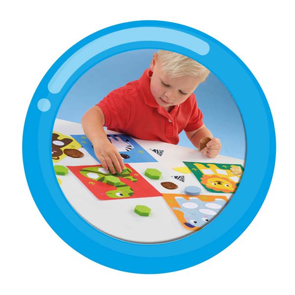 SES Creative My first - Sensory mosaic cards