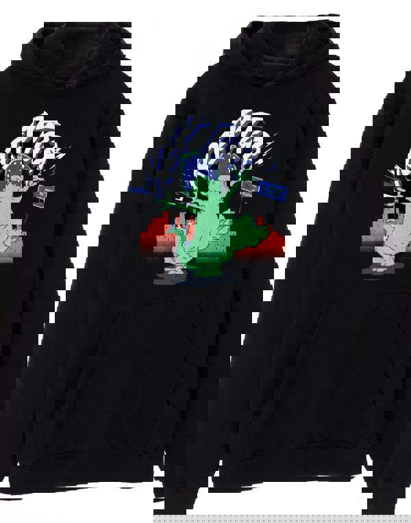 Rugrats Unisex Black Reptar Roar Hoodie