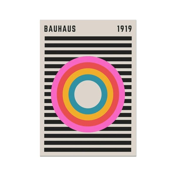 Bauhaus Art Print - Stripes