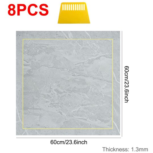 Havendro Vinyl Floor Tiles Self Adhesive Textured Grip Flooring DIY Kitchen Bathroom Home