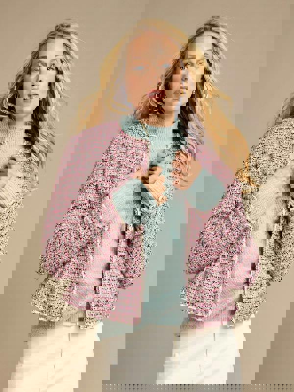 GWD Chloe Anne Pink Boucle Jacket