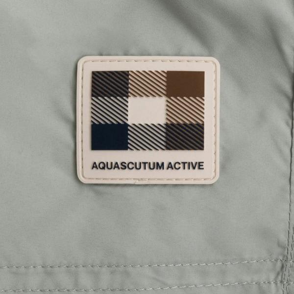 Aquascutum Active CLUB CHECK POCKET BEACH SHORT AB_B006_BB003 34 Salvia (Light Green) SWIM SHORTS MENS S