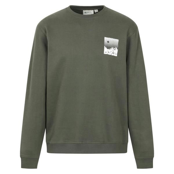Mountain Warehouse Mens Mountain Scene Sweatshirt - Green - 