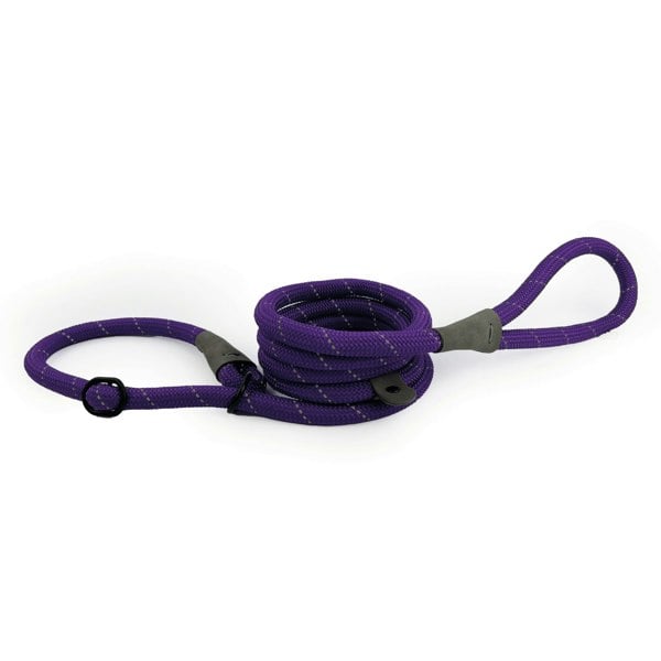 HugglePets Advanced Reflective Slip Lead - Purple