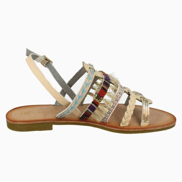 Savannah Ladies Savannah Braided Slingback Sandals