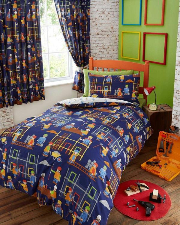 Building Site Toddler Duvet Cover