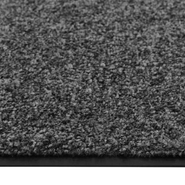 Berkfield Doormat Washable Anthracite 40x60 cm