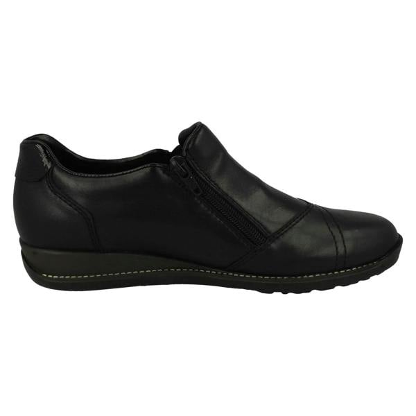 Rieker Ladies Rieker Zip Fastening Full Shoe 44277