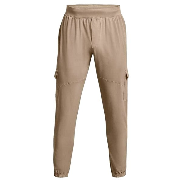 Under Armour Mens Woven Cargo Trousers - Brown