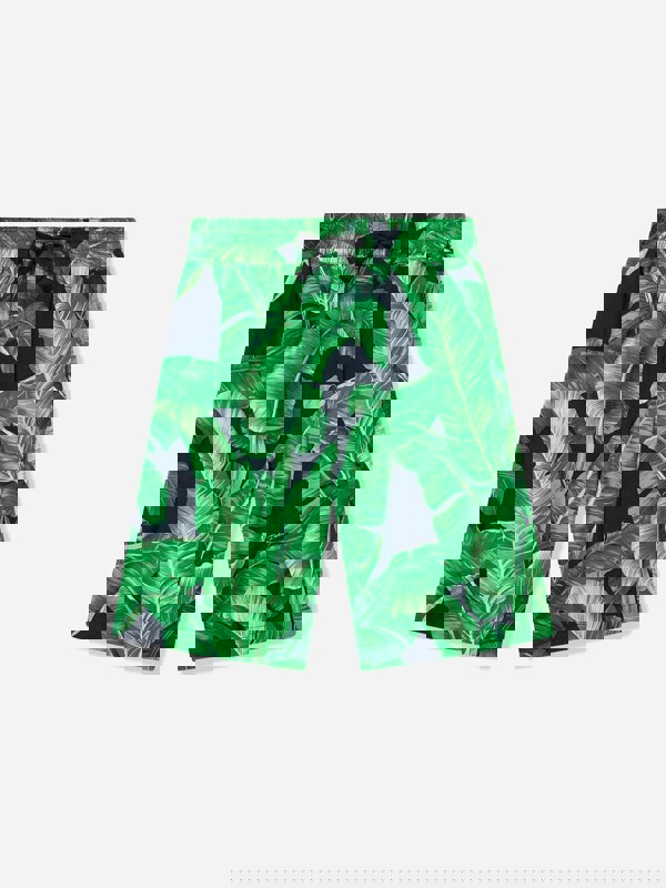 Dolce & Gabbana Kids Dolce & Gabbana Boys Banana Leaf Bermuda Shorts in Green