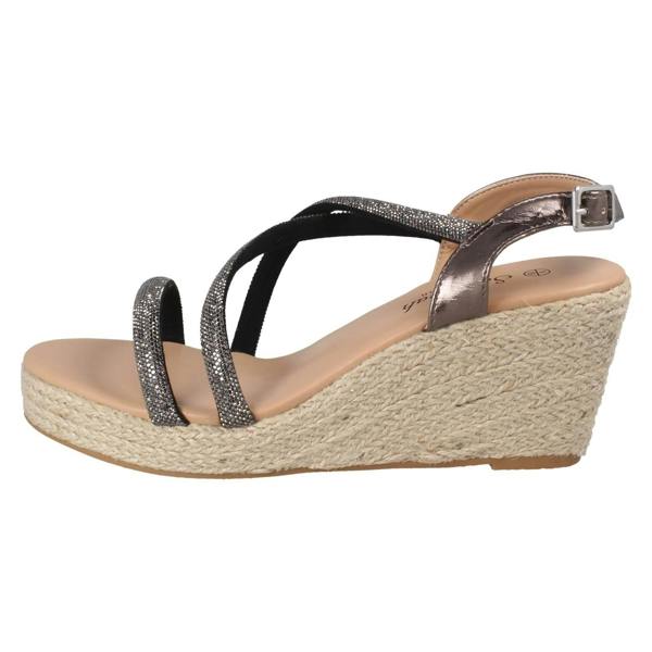 Savannah Ladies Savannah Wedge Heel Sandals F12120