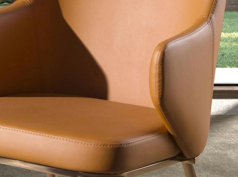Angel Cerdá Brown Leatherette Chair 4162
