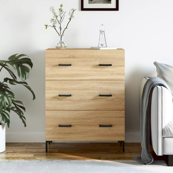 Berkfield Sideboard Sonoma Oak 69.5x34x90 cm Engineered Wood