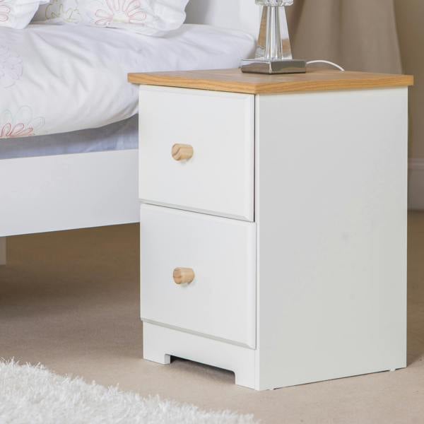 Core Products Colorado 2-Drawer Petite Bedside Cabinet