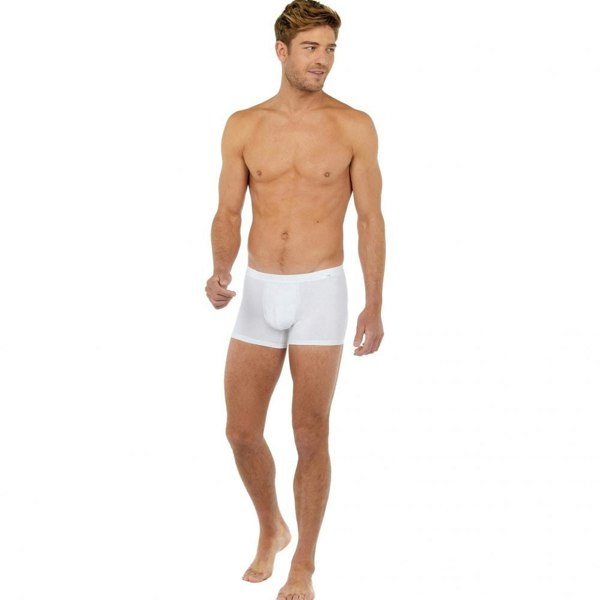 Hom Tencel Soft Comfort Boxer Trunk, White