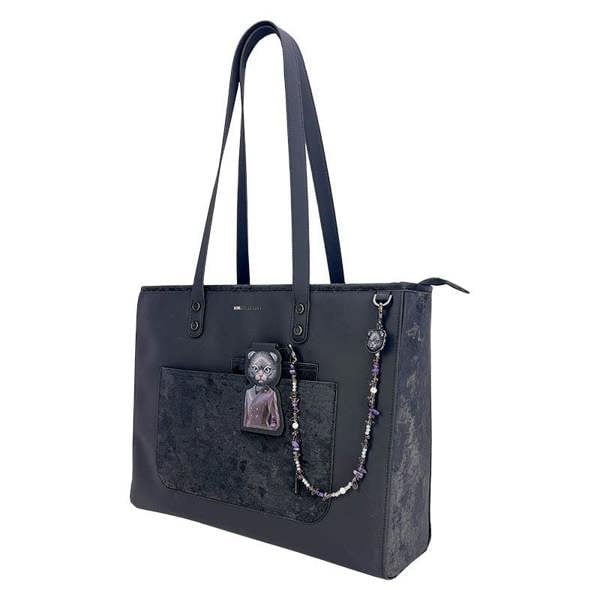 Nimmy Friends Nimmy Magnetic Fashion Series Combo Black Cat Tote Bag Black - N-CXMX-TTBZH-03