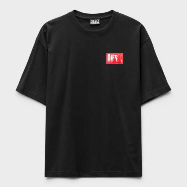 Diesel T-NLABEL T-Shirt Red Black