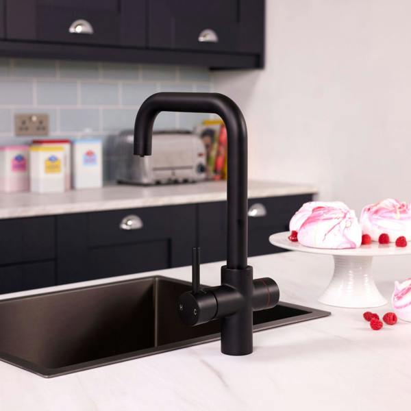 Impromta 4 in 1 Biometric Boiling Water Tap | Matt Black Finish