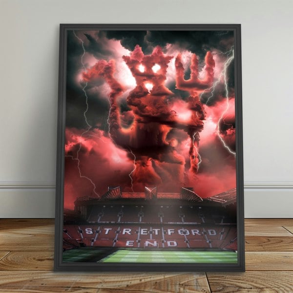 NotNiceThings Manchester United Magic Poster - Augmented Reality Art