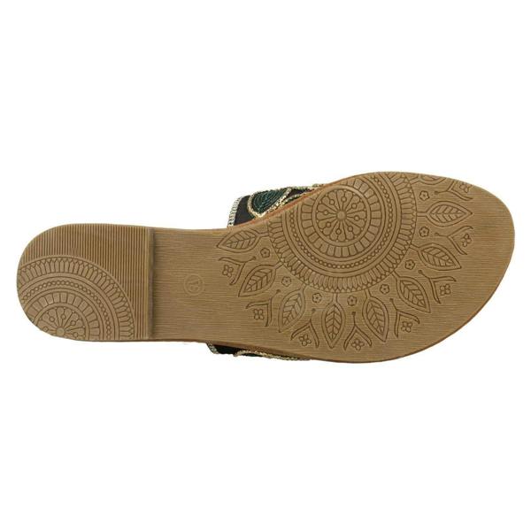 Savannah Ladies Savannah Flat Stitched Vamp Mules