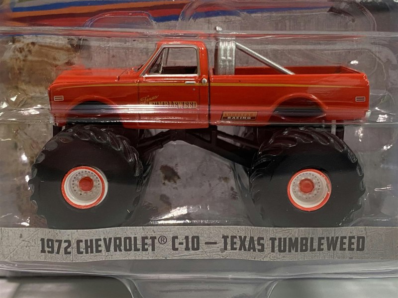 Greenlight 1972 Chevrolet C-10 Texas Tumbleweed King of Crunch 1:64 Scale Greenlight 49070B