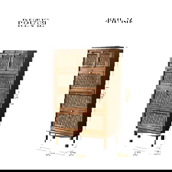 Zulu Art Deco Sideboard, Solid Wood, Walnut-Weilai Concept-Weilai Concept