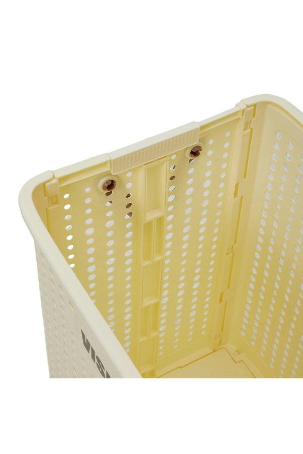 Living and Home Foldable Laundry Basket with Wheels