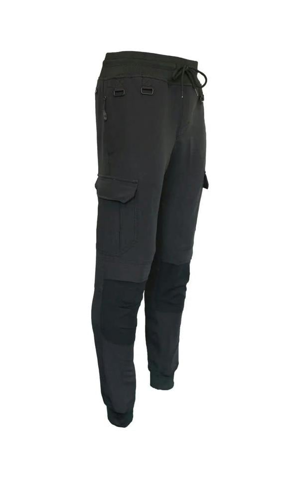 Slim Fit Stretch Work Jogger With Knee Pad Pockets - Hi-Vis Trousers