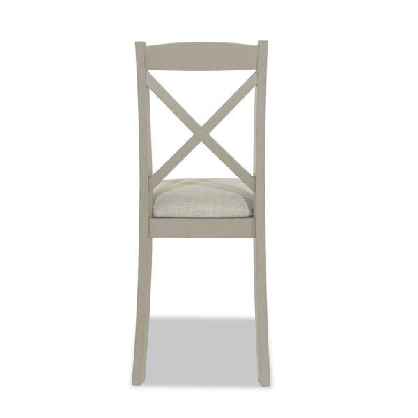 Statement Furniture Florence Crossback Dining Chair with Upholstered Seat