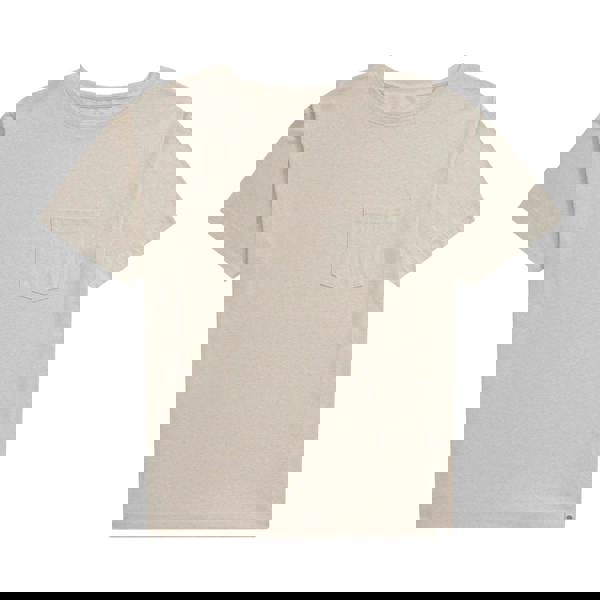 Animal Womens/Ladies Elena Marl Organic Cotton T-Shirt - Off White - 