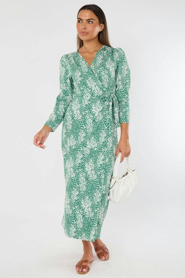 Elaina Fashion Maxi Wrap Dress
