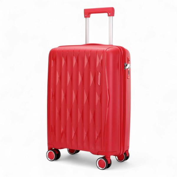 Infinity Luggage Robust Hard Shell Cabin Suitcase 37.5 x 20.5 x 55 cm TSA Luggage Suitable for Easyjet, Ryanair, Wizzair