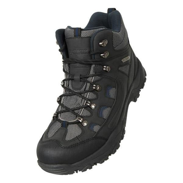 Mountain Warehouse Mens Adventurer Waterproof Hiking Boots - Black - 
