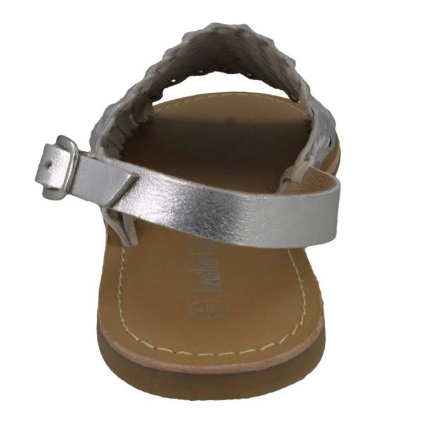 Leather Collection Ladies Leather Collection Weave Vamp Sandals F00188