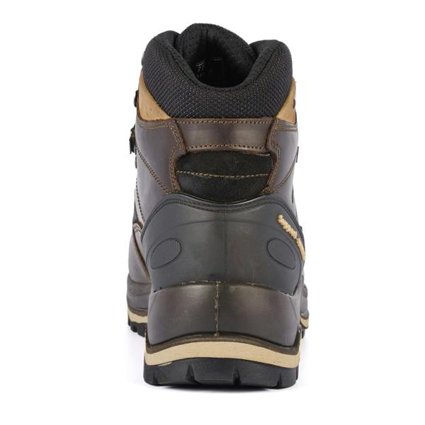 Brown Leather Grisport Quatro Walking Boot - Anti Tendonitis Relief System