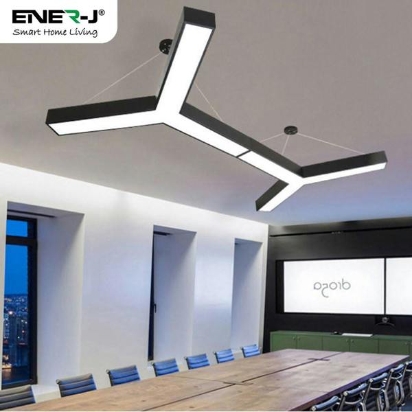ENER-J 18W Hollow Y shape Pendant Light, Size: Diameter 60 cms, Lampshade height 5 cms