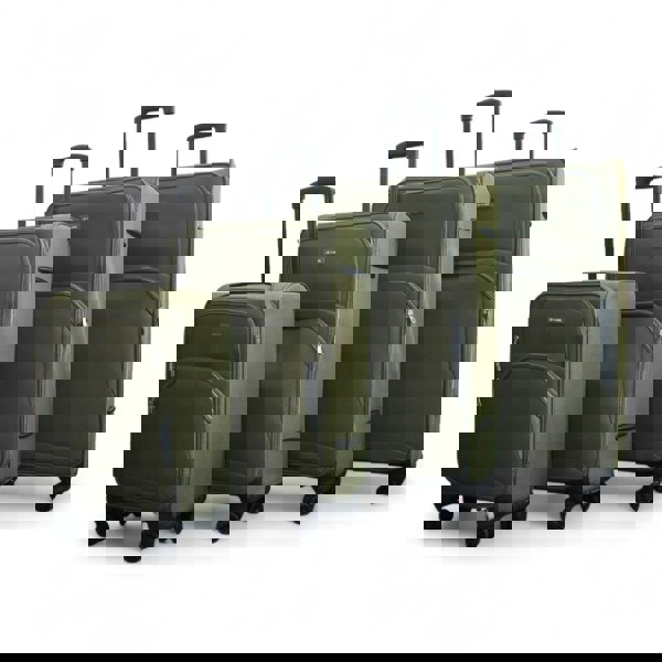 Eagle Lightweight Softshell Expandable Suitcase Travel Bag Set