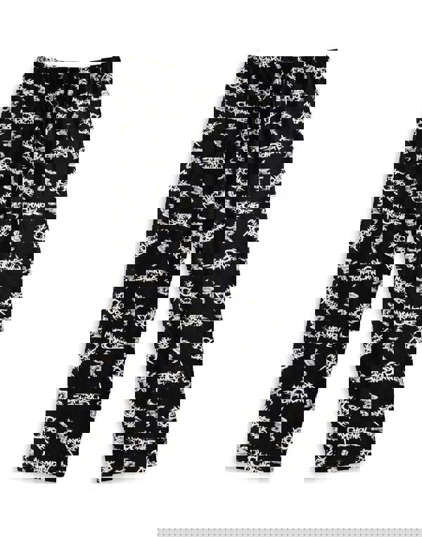 My Chemical Romance Mens Black Logo Short Sleeve Long Leg Pyjama Set