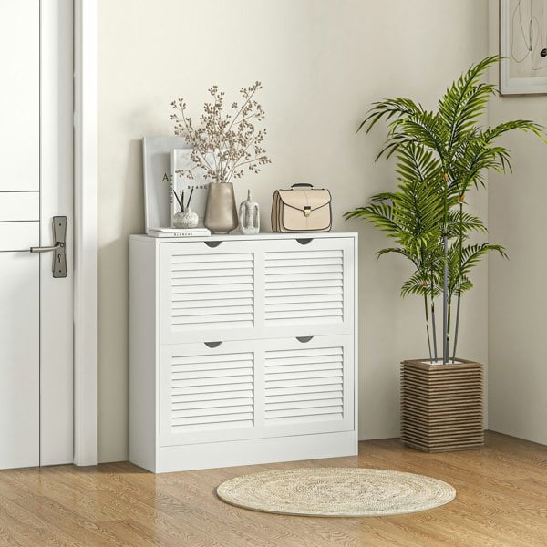 Flip-down Shoe Cabinet