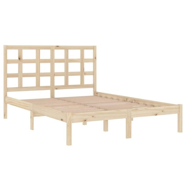 Berkfield Bed Frame Solid Wood 140x200 cm