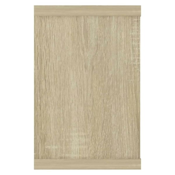 Berkfield Wall Cube Shelf 6 pcs Sonoma Oak 60x15x23 cm Engineered Wood