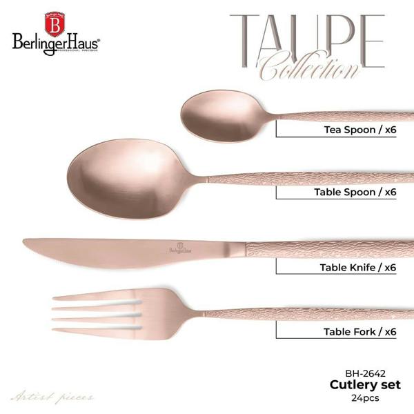 Berlinger Haus 24 Piece Cutlery Set Rose Gold BH2641