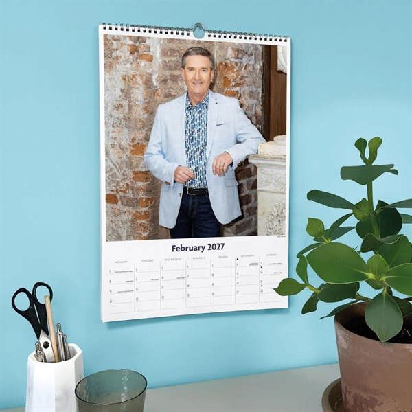 Daniel O'Donnell A3 Calendar 2027, Wall Calendars, Month To View, Entertainment, Gift