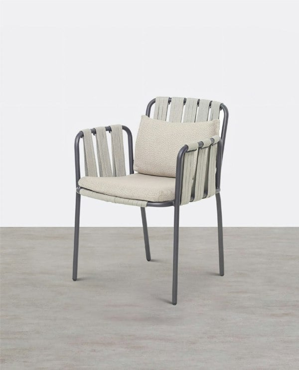 Weilai Concept Artemis Outdoor Rattan Dining Chair, For Patio Garden