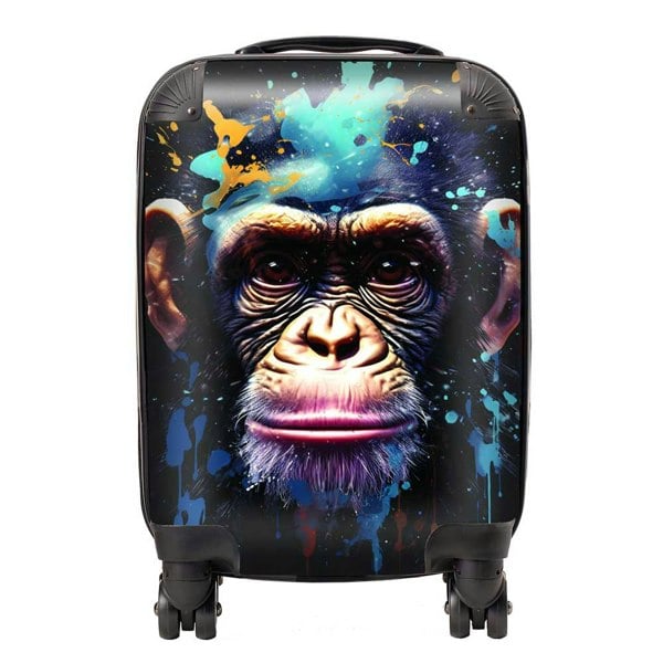 Warren Reed Monkey Face Splashart with Blue Suitcase