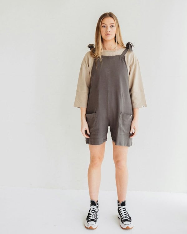 Betsy Midnight Grey Playsuit- image 1