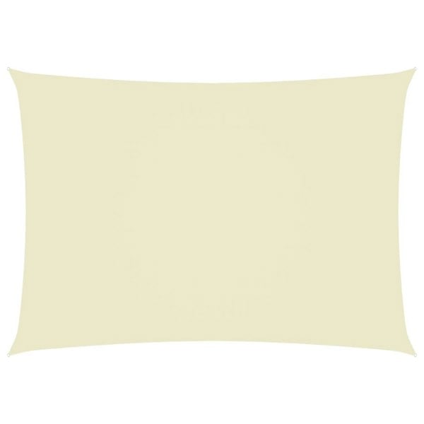 Berkfield Sunshade Sail Oxford Fabric Rectangular 2.5x4.5 m Cream