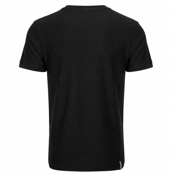 Threadbare Mens Falkland Knitted T-Shirt - Black - 